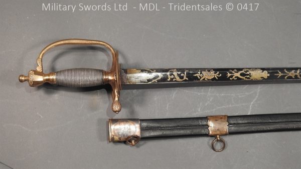 1796 Midlothian Vol Infantry Officers sword - Major G Young - Image 27
