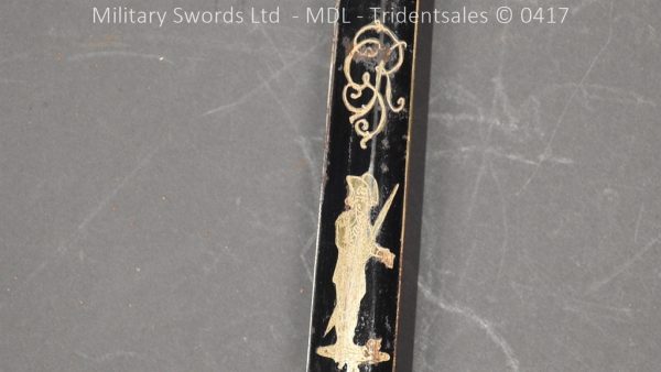 1796 Midlothian Vol Infantry Officers sword - Major G Young - Image 21