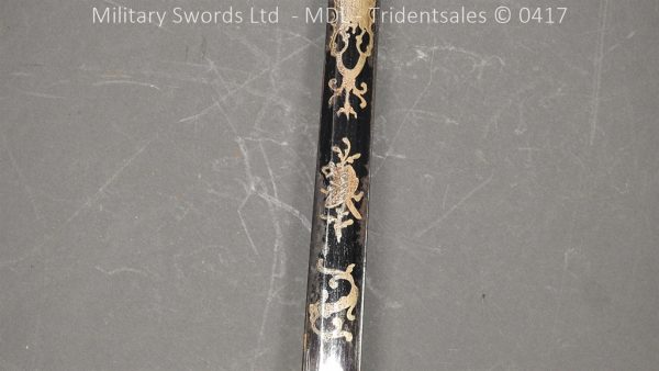 1796 Midlothian Vol Infantry Officers sword - Major G Young - Image 15