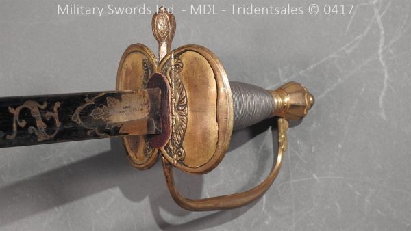 1796 Midlothian Vol Infantry Officers sword - Major G Young - Image 13
