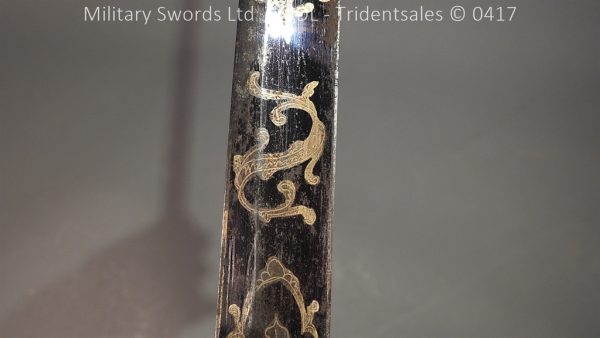 1796 Midlothian Vol Infantry Officers sword - Major G Young - Image 4