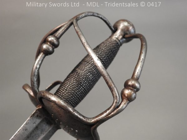 German Cavalry Sword c 1680 - Image 6
