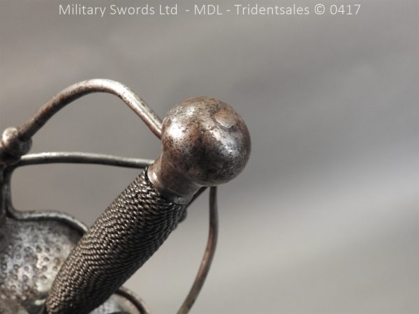 German Cavalry Sword c 1680 - Image 4