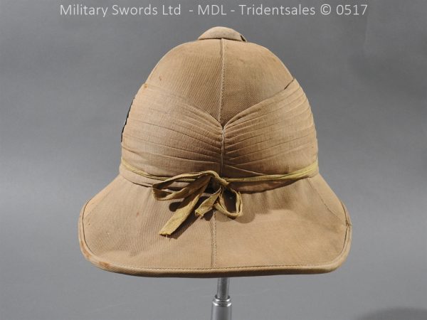 Warwickshire Yeomanry Wolseley Officer's Helmet - Image 11