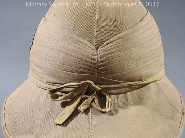 Warwickshire Yeomanry Wolseley Officer's Helmet - Image 10