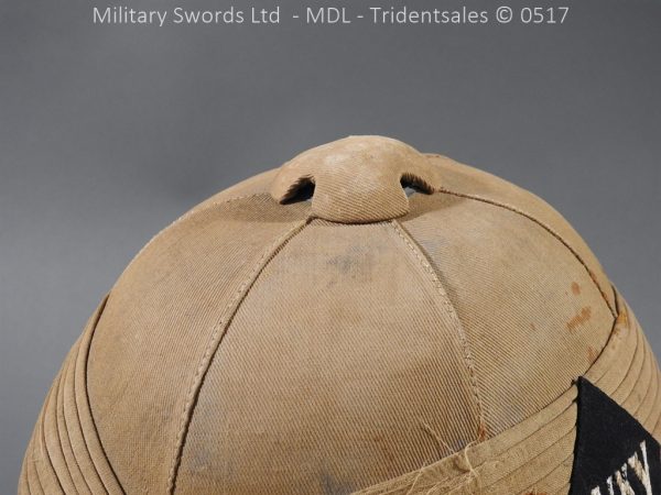 Warwickshire Yeomanry Wolseley Officer's Helmet - Image 6