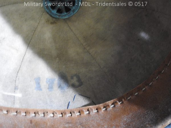 Warwickshire Yeomanry Wolseley Officer's Helmet - Image 4