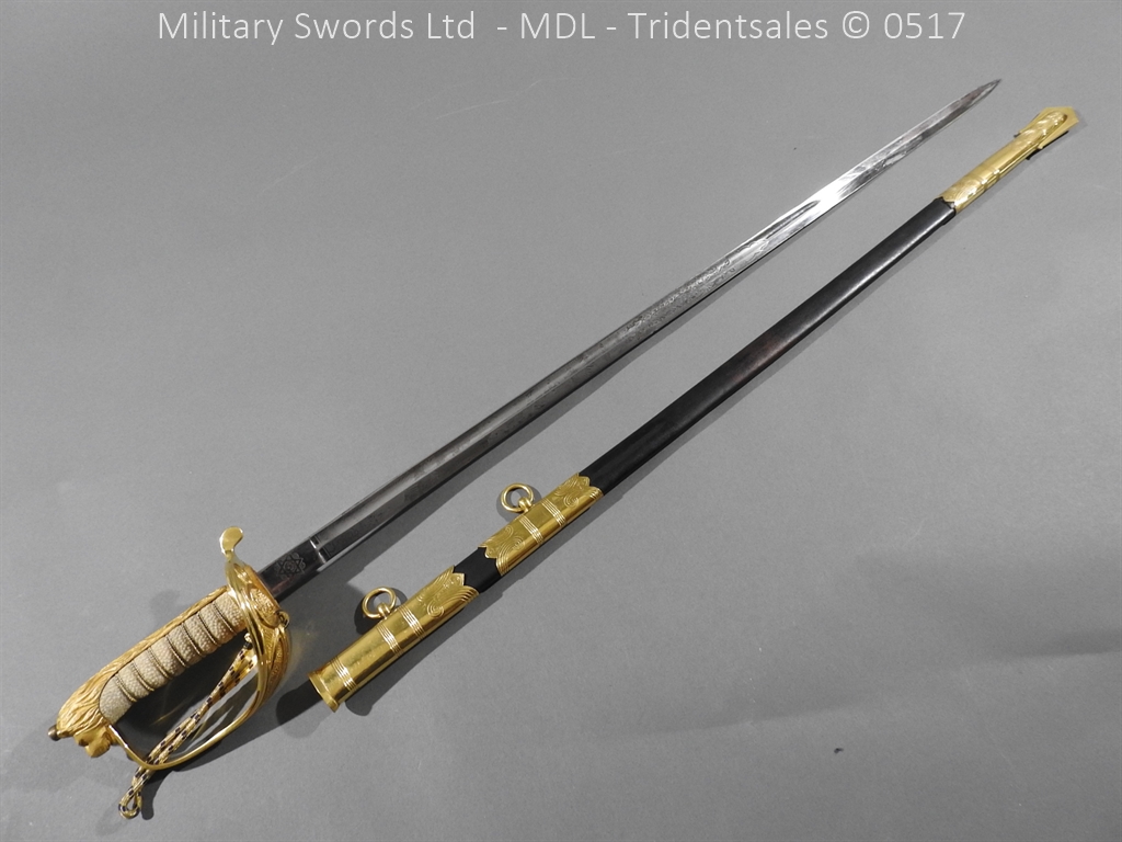 British ER 2 Officer's Naval Sword