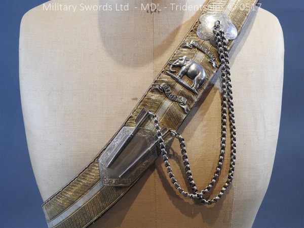 Victorian 19th Hussars Full Dress Cross Belt and Pouch - Image 21