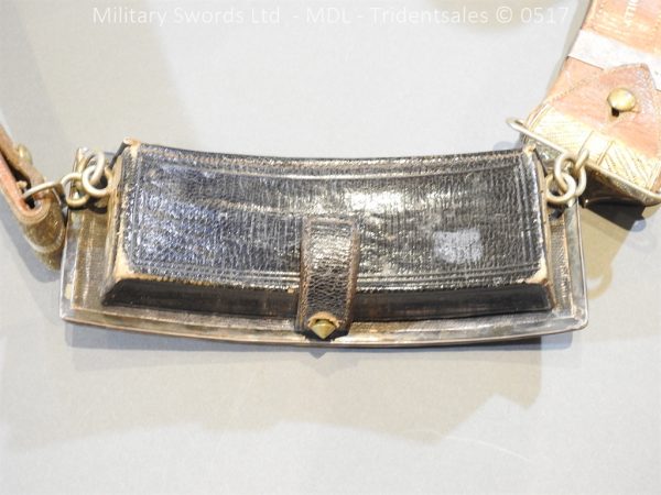 Victorian 19th Hussars Full Dress Cross Belt and Pouch - Image 6