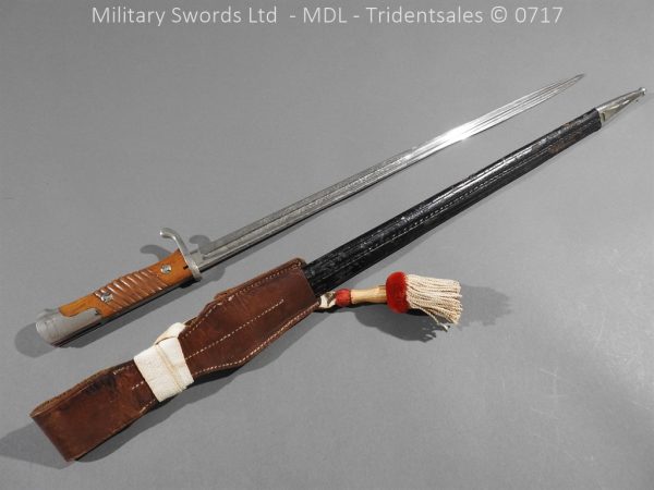 German Seitengewhr M1898 Engraved Naval Bayonet - Image 30