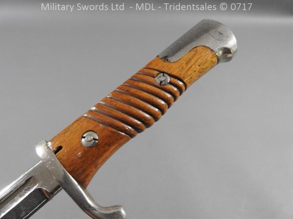 German Seitengewhr M1898 Engraved Naval Bayonet - Image 5