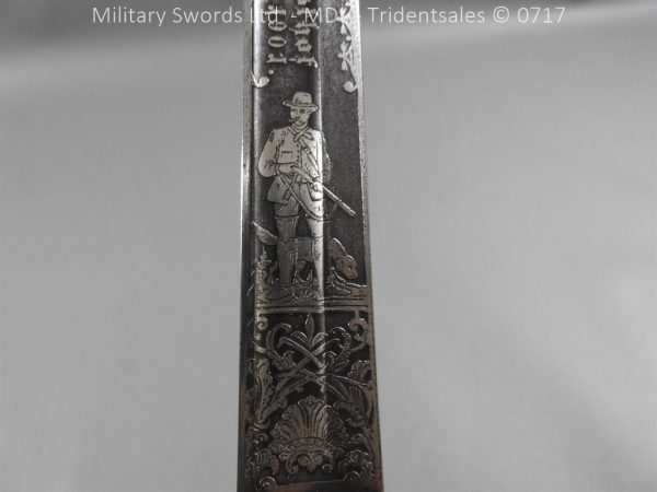 German Hirschfanger 1871 Presentation Bayonet - Image 20
