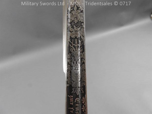 German Hirschfanger 1871 Presentation Bayonet - Image 18