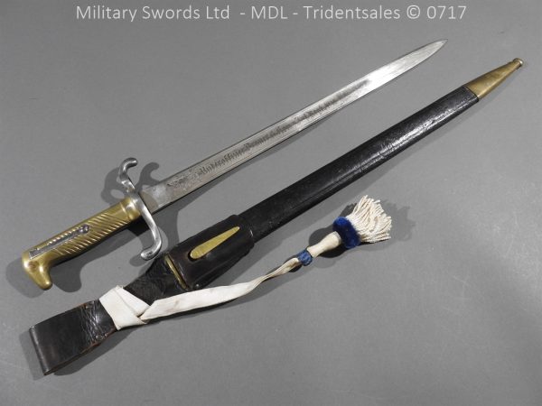 German Seitengewhr M1871 Engraved Bayonet