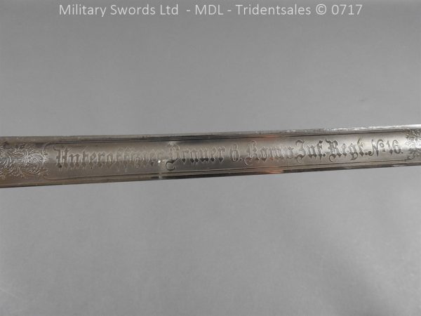 German Seitengewhr M1871 Engraved Bayonet - Image 18