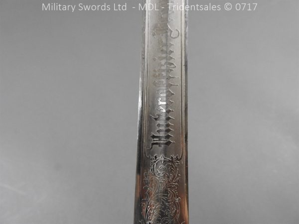 German Seitengewhr M1871 Engraved Bayonet - Image 17