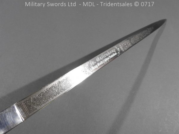 German Hirschfanger 1871 Presentation Bayonet - Image 18