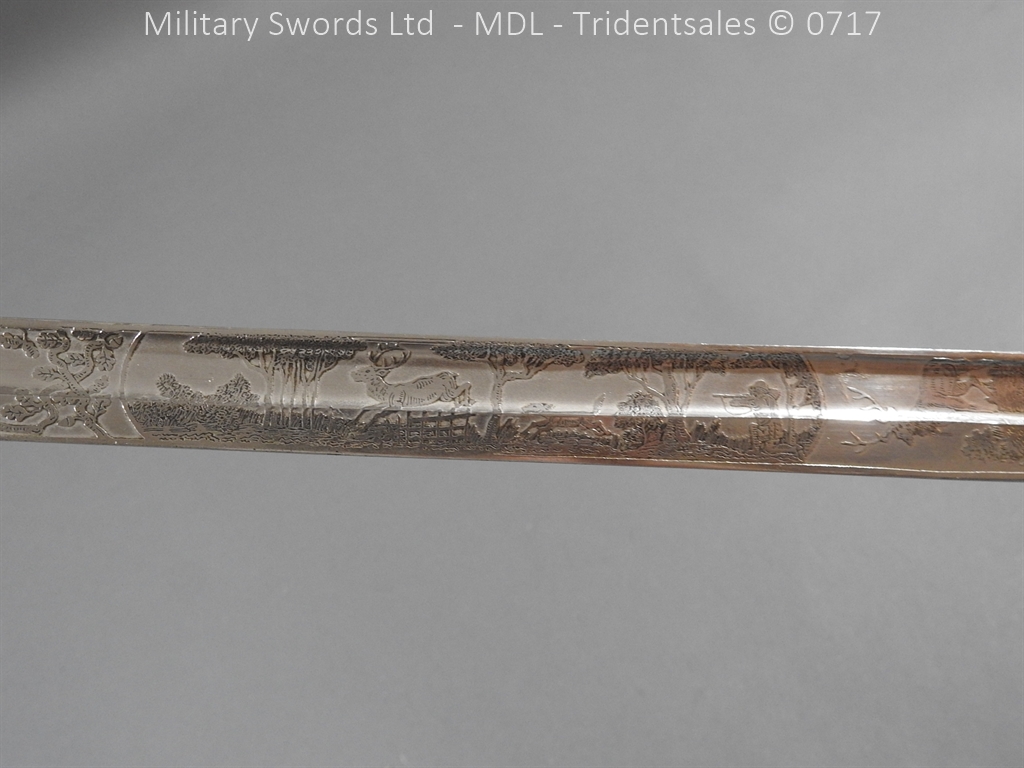 German Hirschfanger 1871 Engraved Bayonet - Image 11