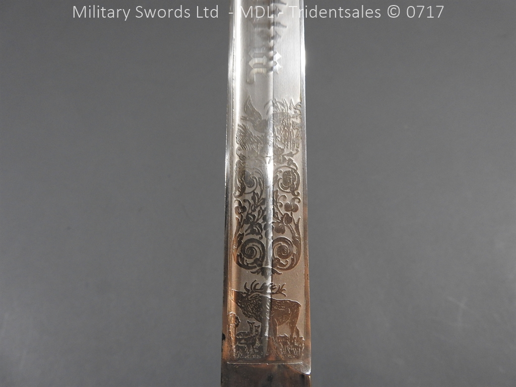 German Hirschfanger 1871 Engraved Bayonet - Image 18