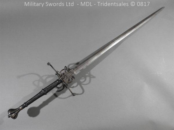 German 20c Hand and Half Broad Sword - Image 21