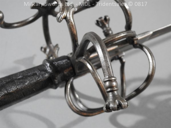German 20c Hand and Half Broad Sword - Image 13