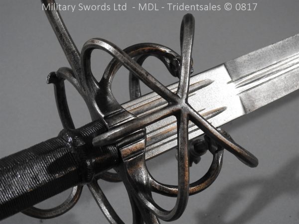 German 20c Hand and Half Broad Sword - Image 12