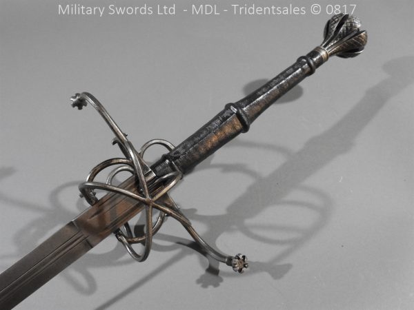 German 20c Hand and Half Broad Sword - Image 11