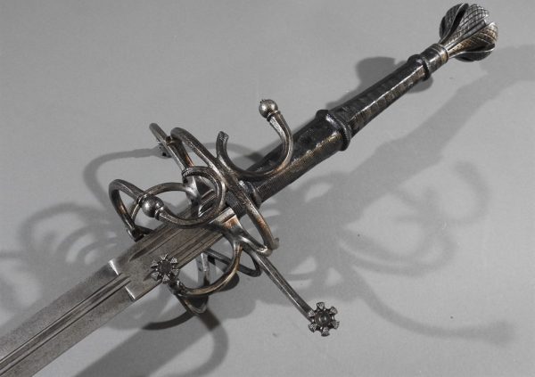 German 20c Hand and Half Broad Sword - Image 8