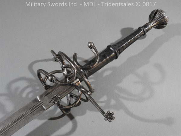 German 20c Hand and Half Broad Sword - Image 7