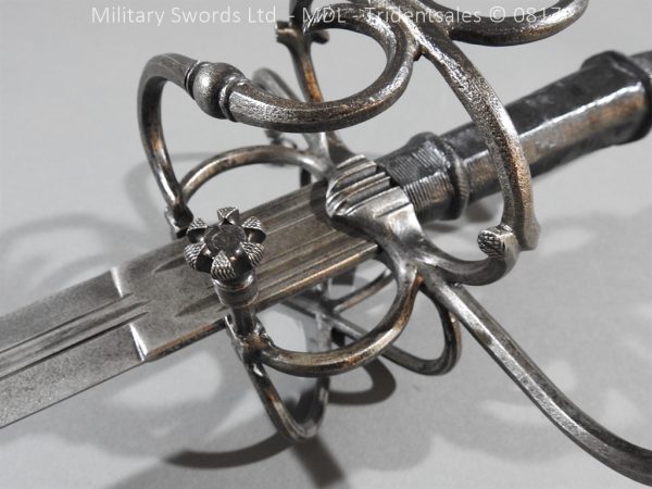 German 20c Hand and Half Broad Sword - Image 5