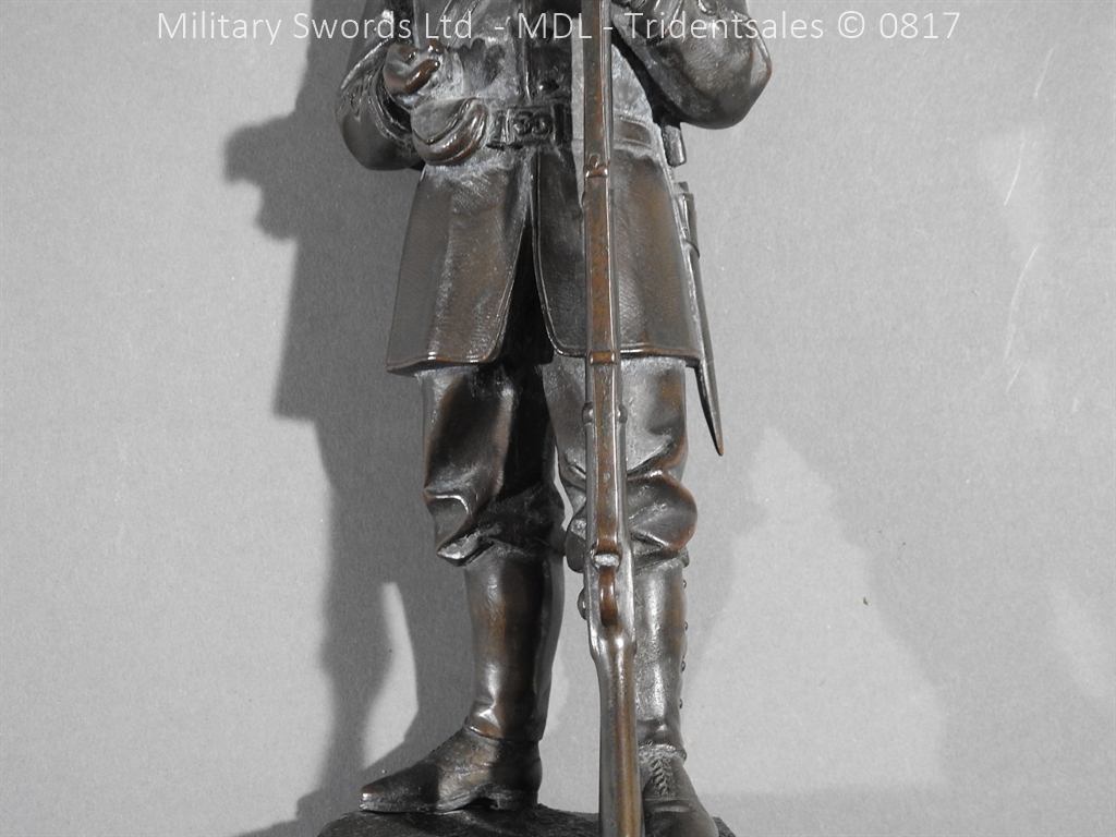 19th Battalion London Regiment Bronze Figure dated 1862 - Image 11