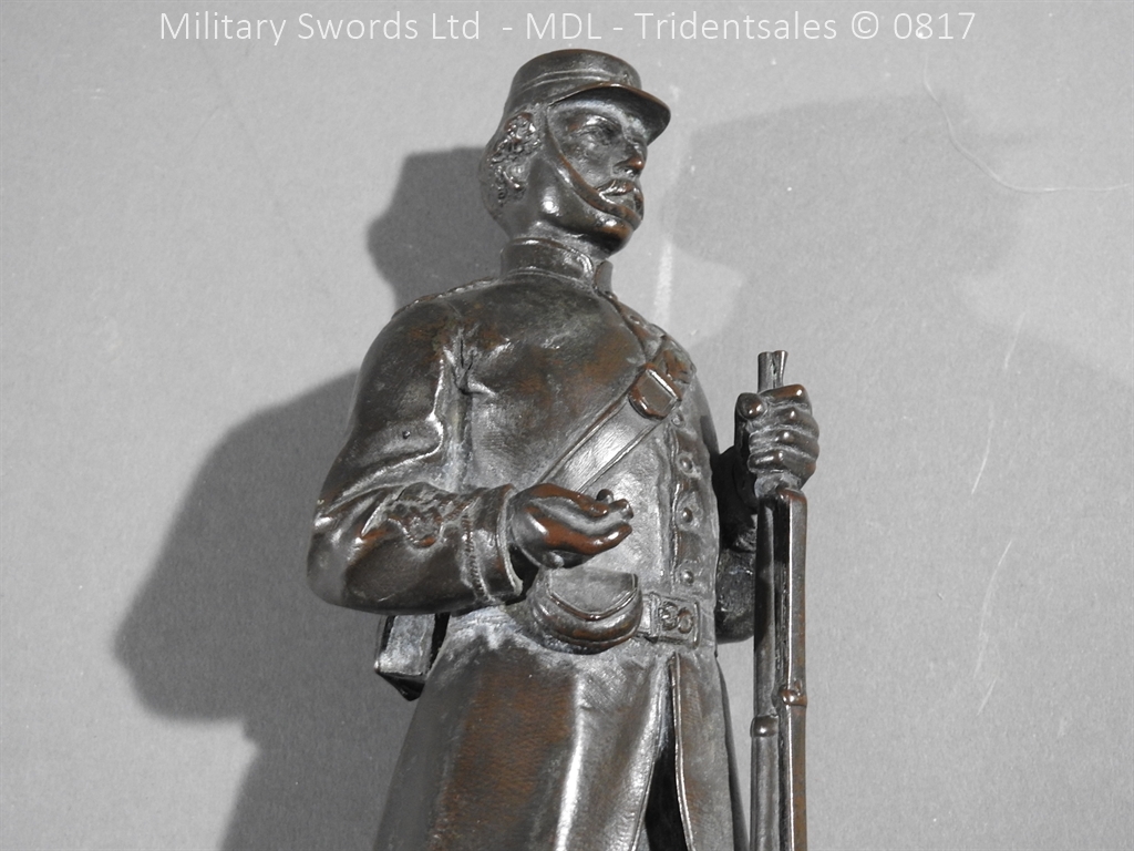 19th Battalion London Regiment Bronze Figure dated 1862 - Image 9