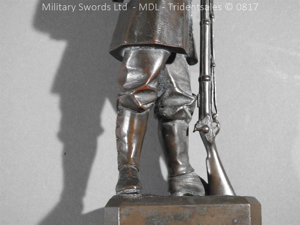 19th Battalion London Regiment Bronze Figure dated 1862 - Image 8