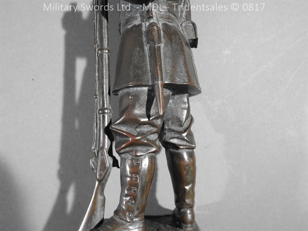 19th Battalion London Regiment Bronze Figure dated 1862 - Image 4