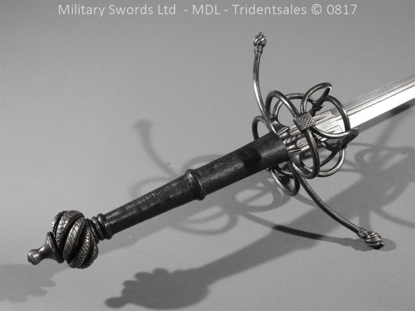 German Hand and Half Broad Sword 20c - Image 9