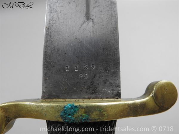 Swiss 1875 Pioneer’s Side Arm and Bayonet 1889/92 Pattern - 42 - Image 8