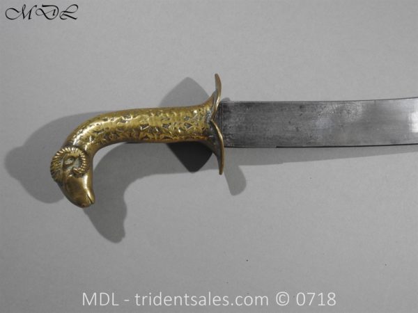 Indian short sword c1800’s - 70 - Image 2