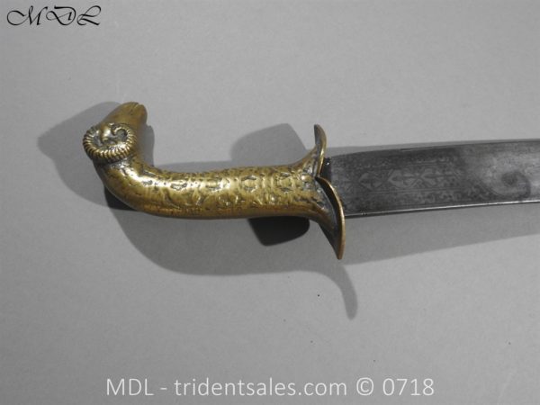 Indian short sword c1800’s - 70 - Image 10