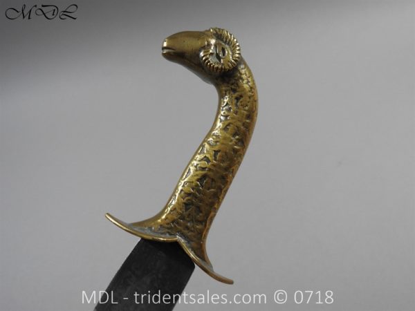 Indian short sword c1800’s - 70 - Image 5
