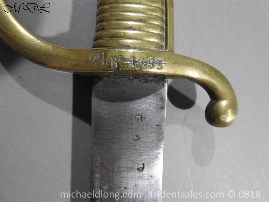 French Infantry Sabre-Briquette 1817 - 82 - Image 6