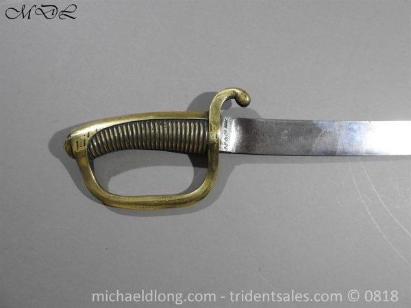 Danish Infantry Regiment Sabre Briquet 1831 - 85 - Image 2