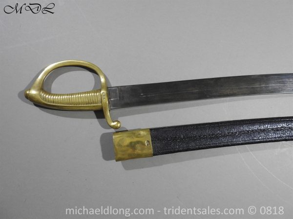 Swiss Cantonal Sabre Briquet c1820 - 86 - Image 9