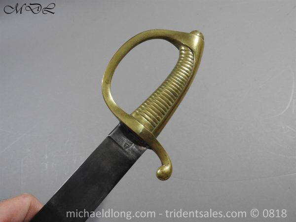 Swiss Cantonal Sabre Briquet c1820 - 86 - Image 4