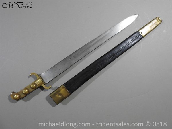 Swiss 18th cent Infantry Faschinenmesser - 49 - Image 11