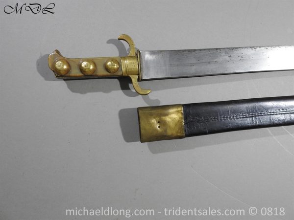 Swiss 18th cent Infantry Faschinenmesser - 49 - Image 10