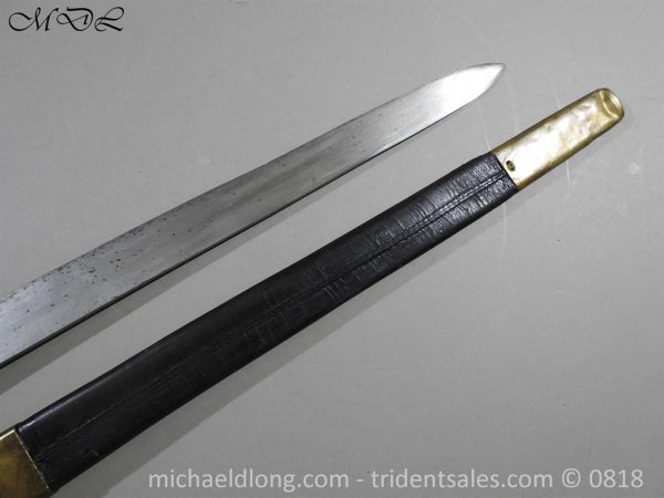 Swiss 18th cent Infantry Faschinenmesser - 49 - Image 9