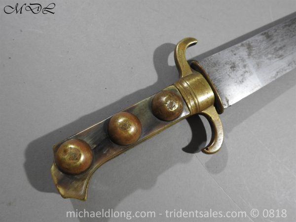 Swiss 18th cent Infantry Faschinenmesser - 49 - Image 5