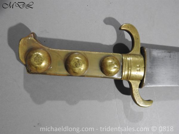 Swiss 18th cent Infantry Faschinenmesser - 49 - Image 4