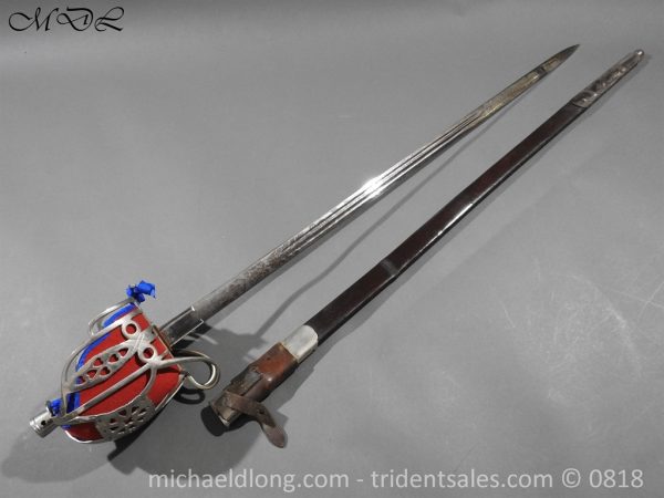 Royal Scots Guards Officer's Basket Hilt Sword